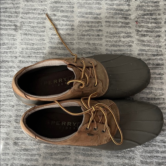 Men\'s Sperry  Brown and Tan Duck Shoes